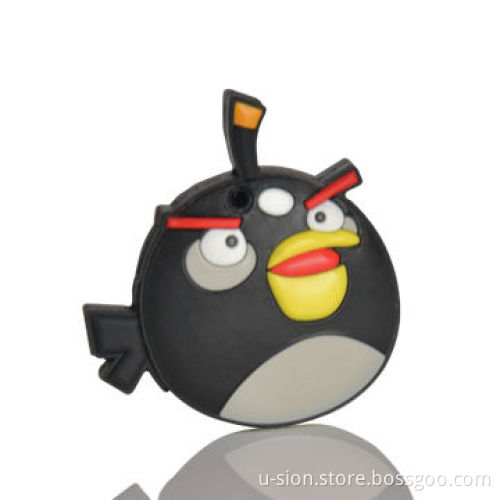 Angry Customized Bird Gift PVC USB Flash Drive with Factory Price